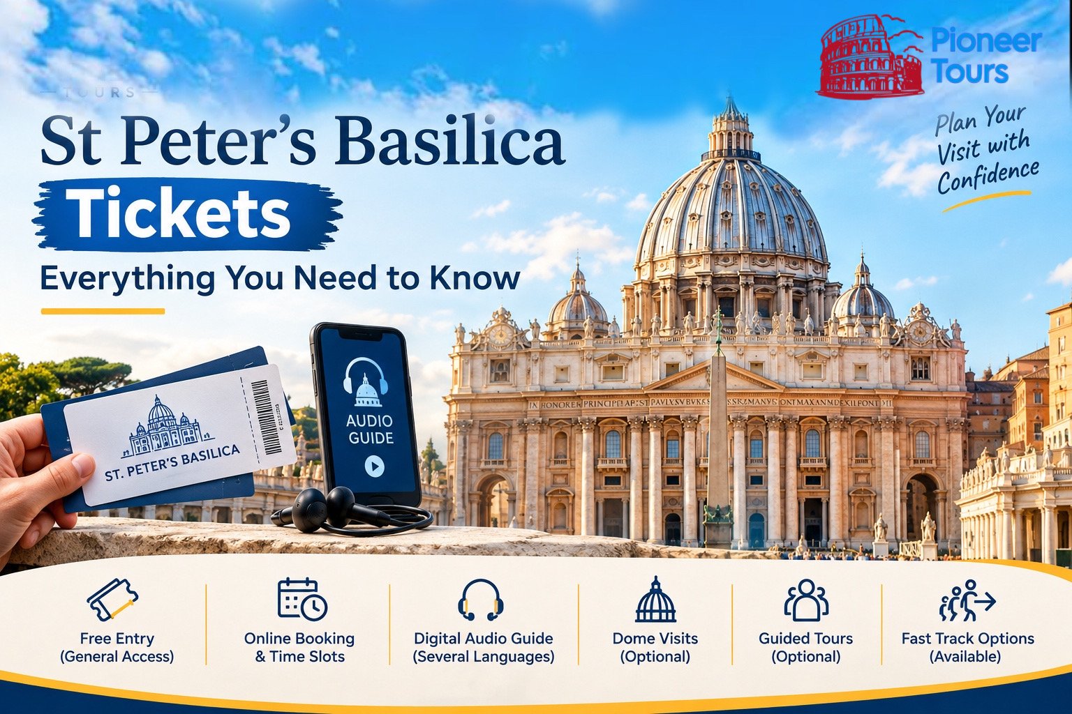 St. Peter’s Basilica Tickets: Everything You Need to Know 2 St. Peter’s Basilica Tickets: Everything You Need to Know