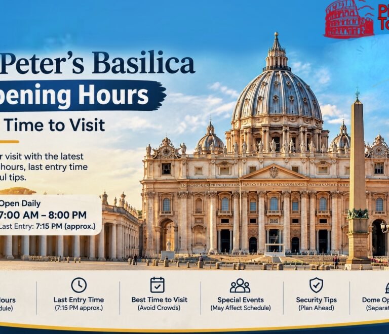 St Peter’s Basilica opening hours in Rome
