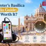 St Peter’s Basilica audio guide with headphones in Rome